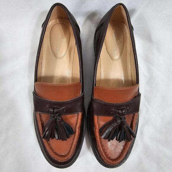 Bandolino Fillus Loafer in Dark Brown/Cognac - Size 7 - Picture 3 of 10
